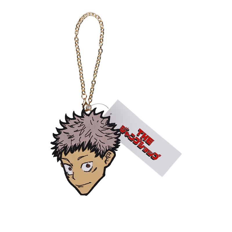 [Pre-order] [Made-to-order] JUMP Store Limited "Jujutsu Kaisen" Face Die-Cut Embroidered Pouch - Yuji Itadori